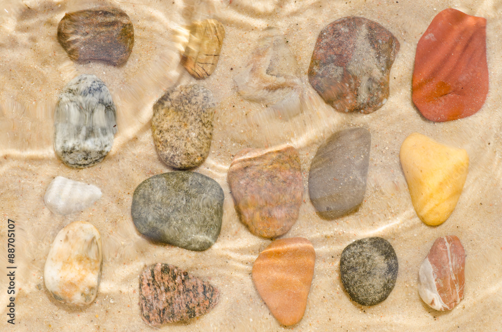 pebbles composition on stone pebbles composition on stone
