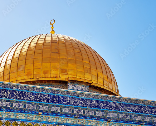 Dome of the Rock mosque in Jerusalem