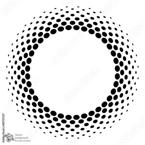 Vector Background #Oval Dot Circle Pattern photo