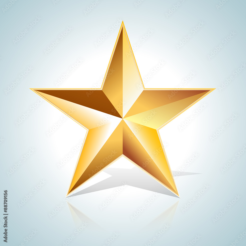 Obraz premium Gold Star