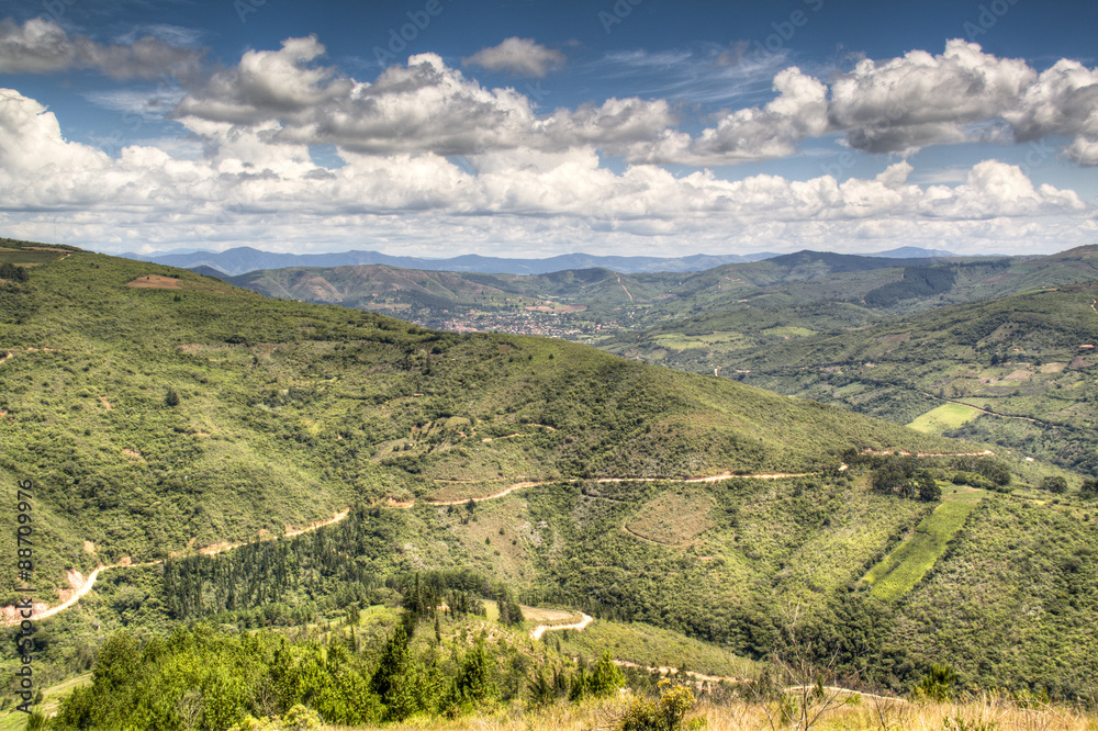Mountain landscape near the village of Samaipata, Bolivia

