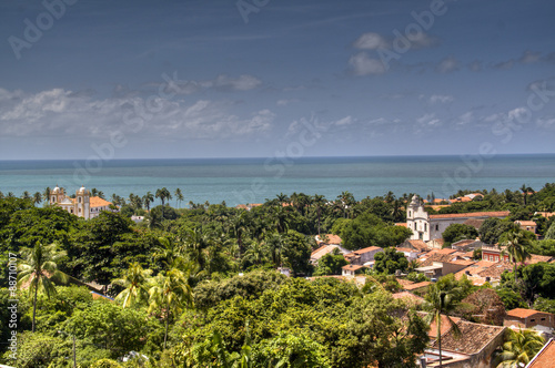 View over the town of Olinda, Brazil 