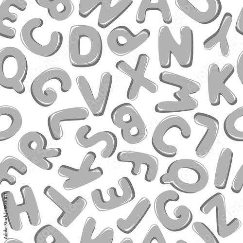 Alphabet letters, seamless ...