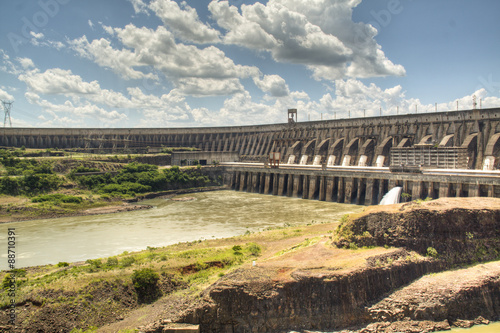 The large dam of Itaipu in Brazil
 photo