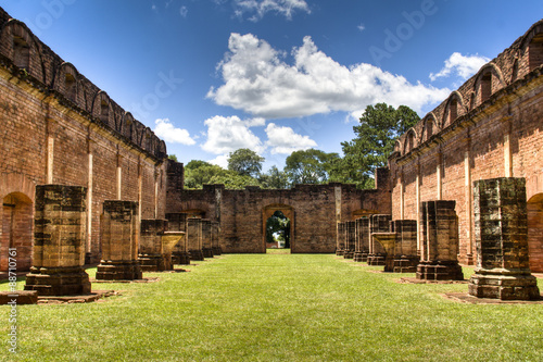 Old Jesuit ruins in Encarnacion, Paraguay
 photo