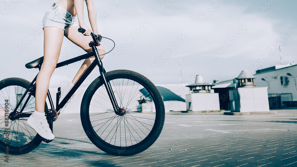 Fototapeta premium Biker girl
