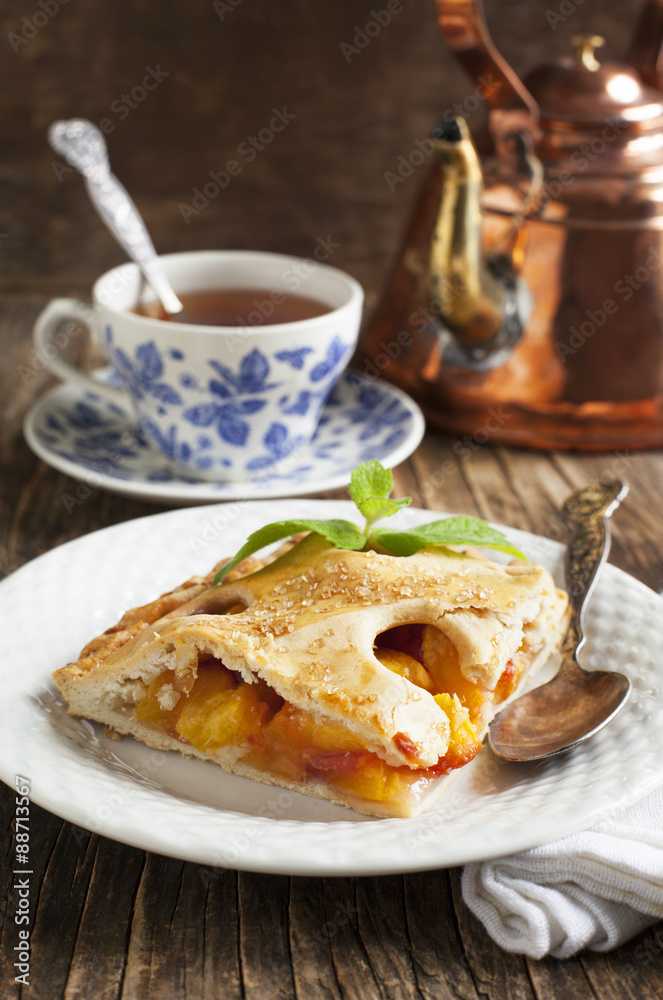 Peach pie Peach pie