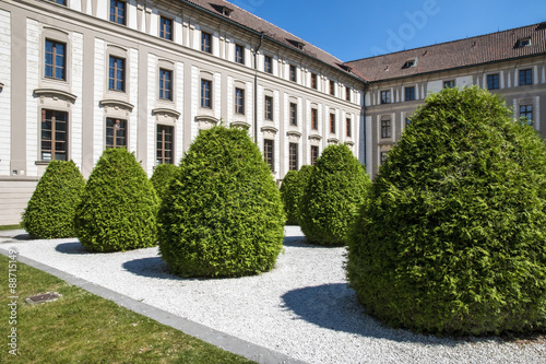 Obraz na plátne Garden Na baste on Prague Castle