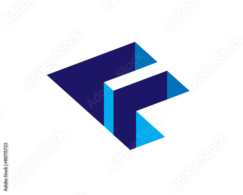 letter f modern deep