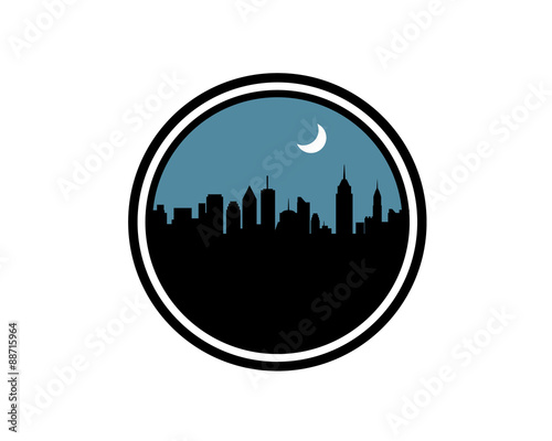 midnight skyline