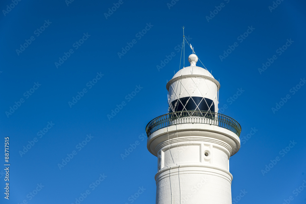 Macquarie Lighthouse with blue sky