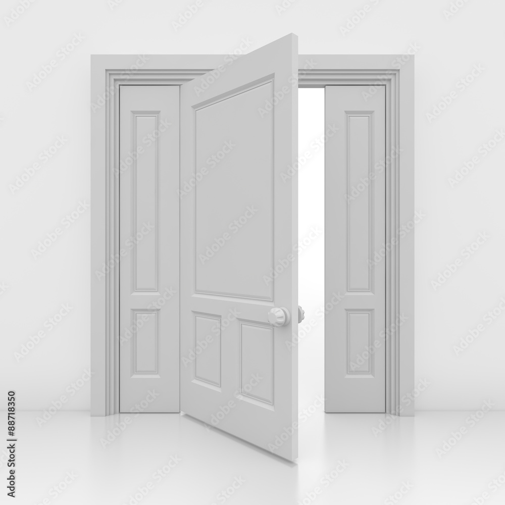 Open the door