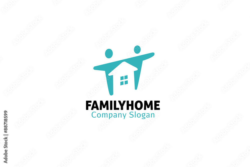 Family Home Logo template Family Home Logo template