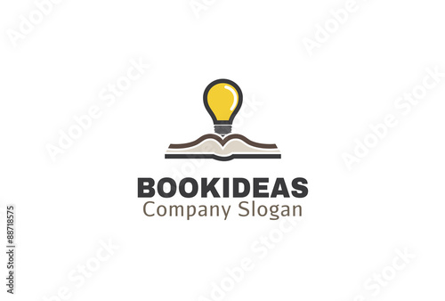 Book Ideas Logo template