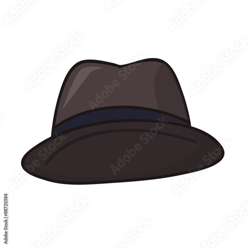 hat isolated illustration