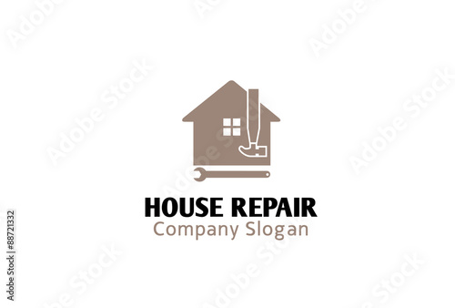 House Repair Logo template