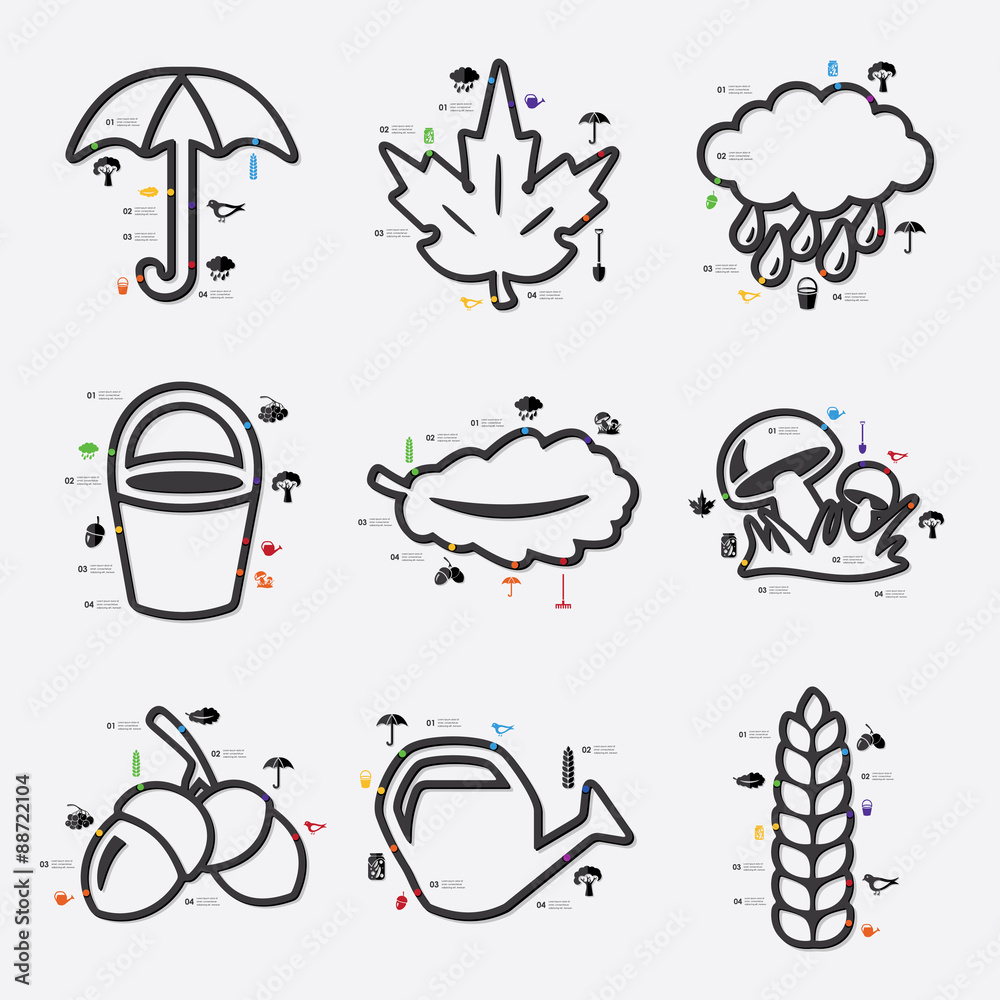 autumn infographic