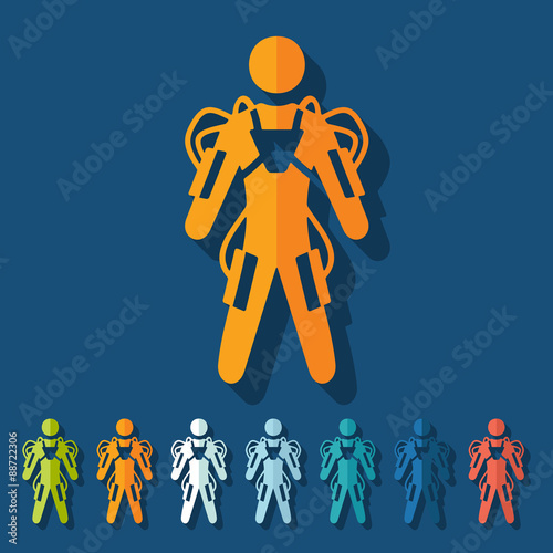 Flat design: exoskeleton