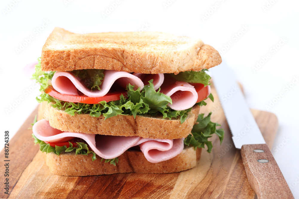 ham and vegetables sandwich ham and vegetables sandwich