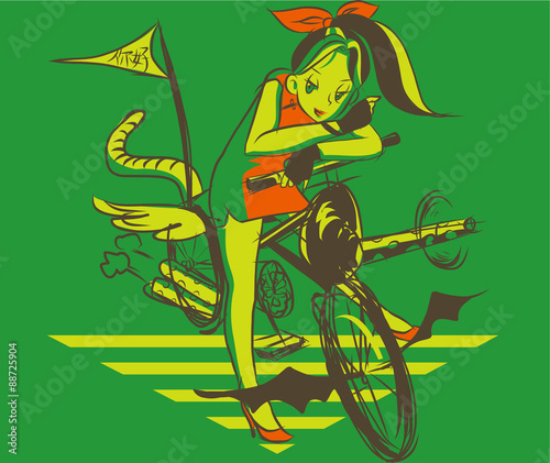サイクリング女子 photo