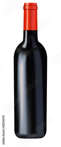 Bottle of red wine