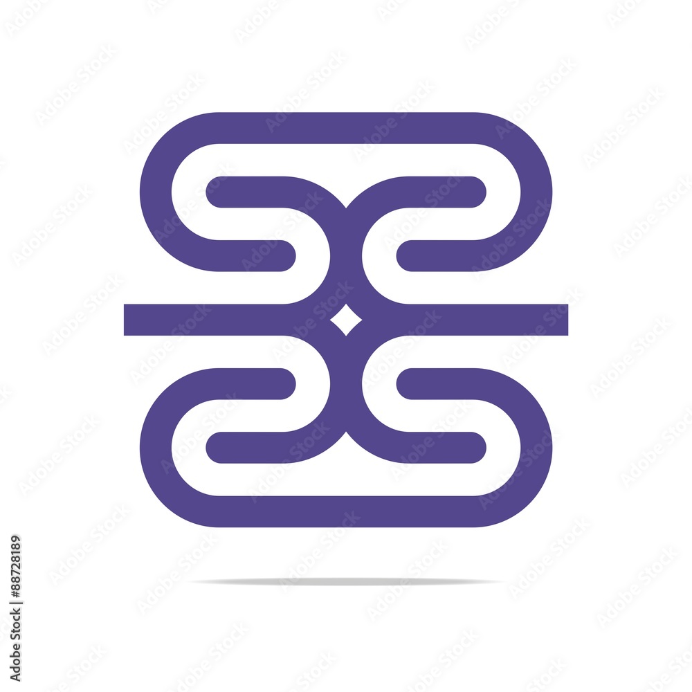 Logo Orange C H Arch Element Design Vector Abstract Logo Orange C H Arch Element Design Vector Abstract
