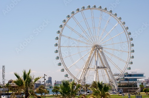 Ferris Wheel Over Blue Sky © remore