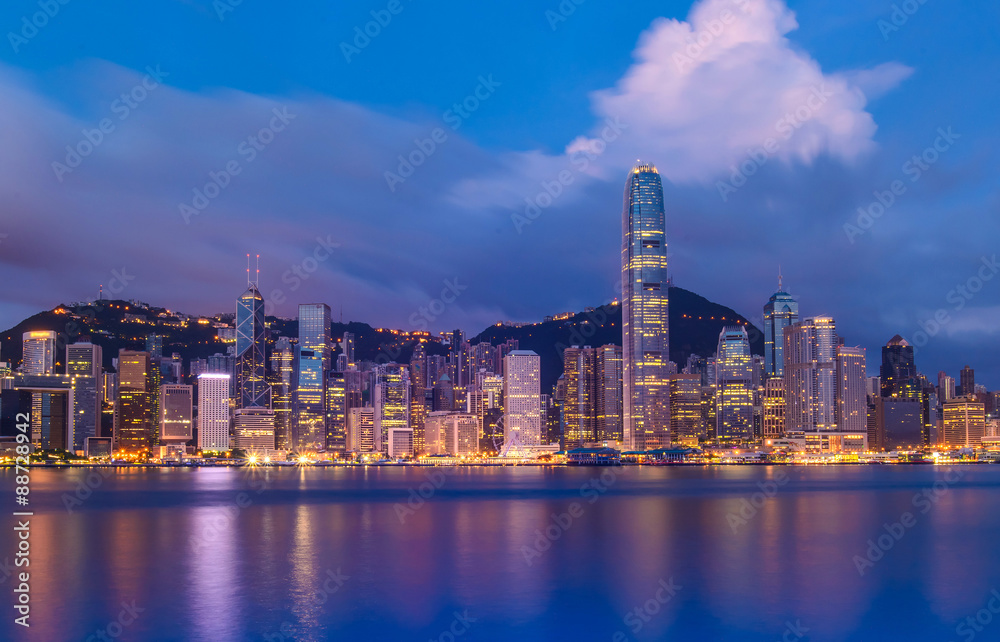 Modern city in Hongkong
