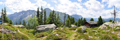 Panoramafoto Zillertaler Alpen / Österreich photo