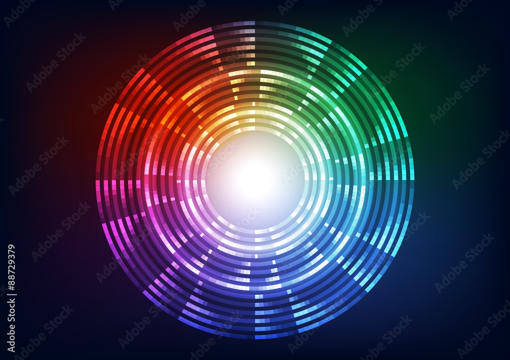 Fototapeta premium abstract vector technology background illustration