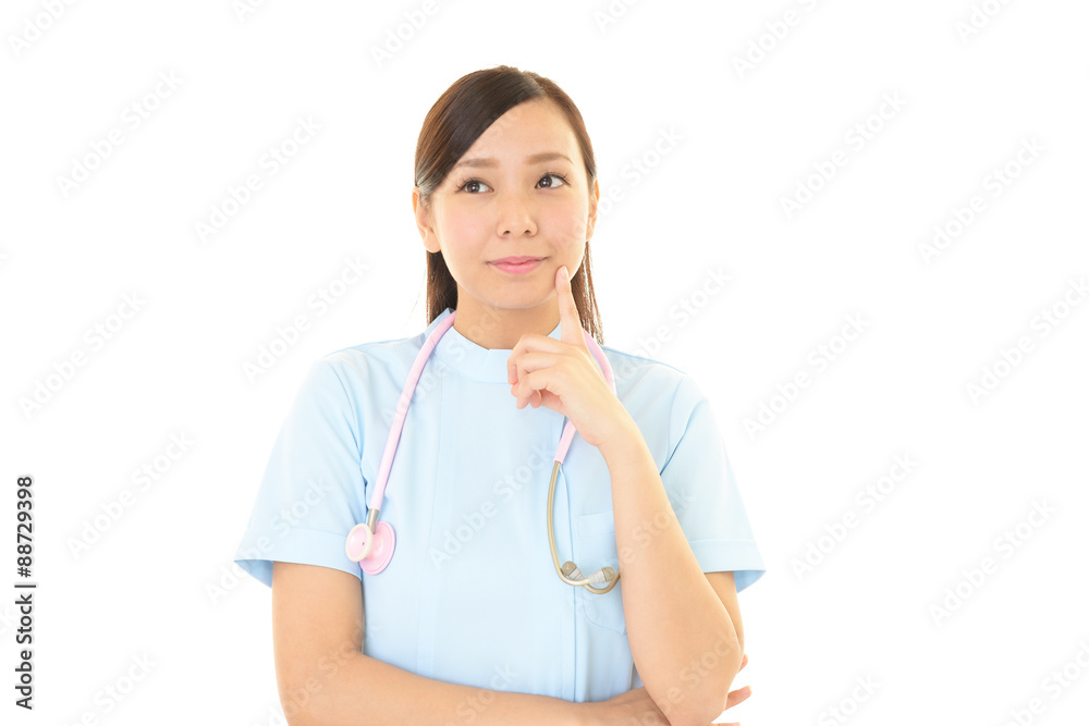 微笑む看護師 微笑む看護師
