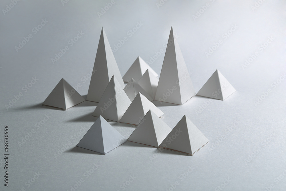 Geometric origami background Geometric origami background