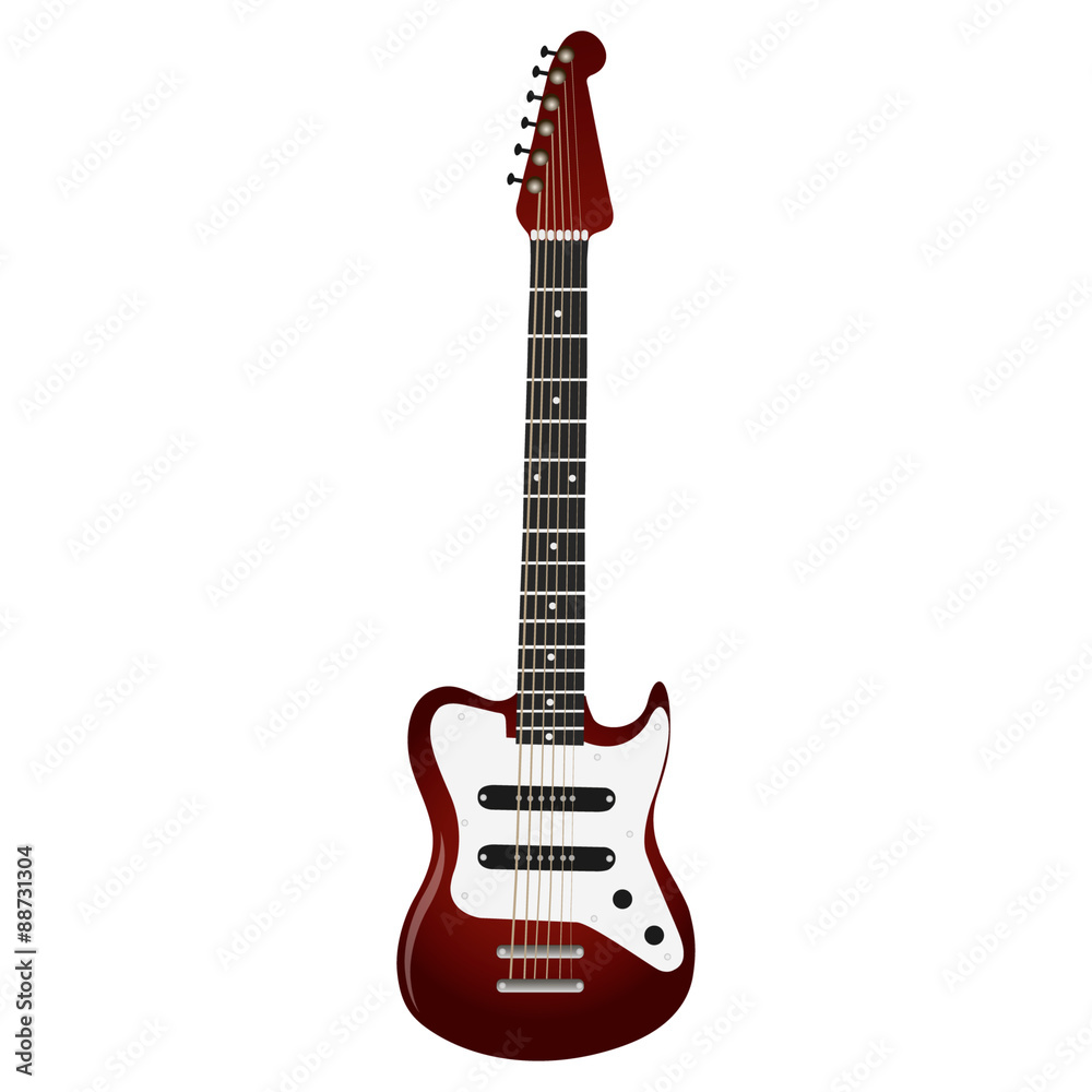 Naklejka premium Electric guitar