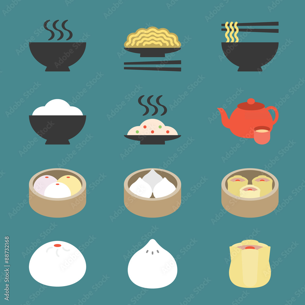 Vector Chinese cuisine Vector Chinese cuisine