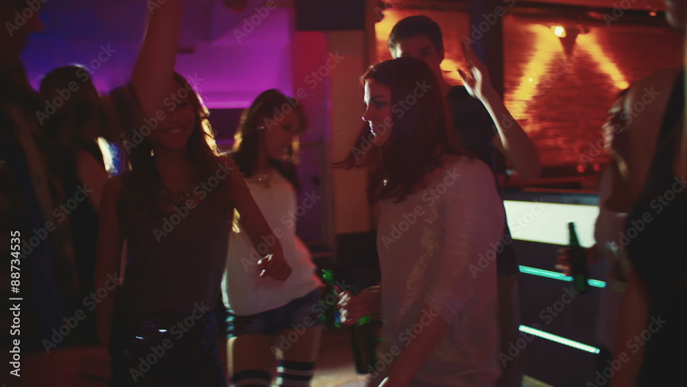 Singing and dancing the night away with friends