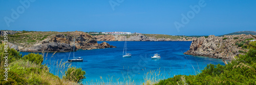 Boats in bay