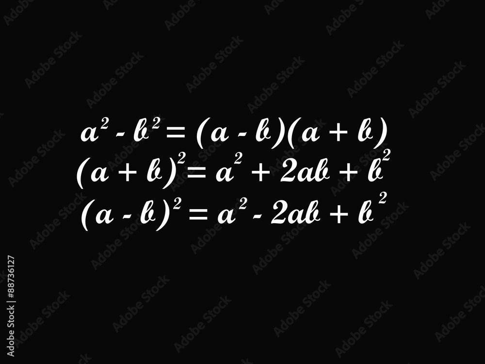 Obraz premium Math formula