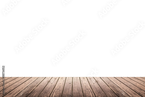 Wooden floor texture isolated on white background