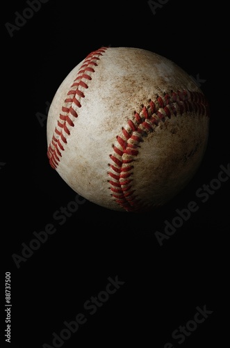 Baseball close up