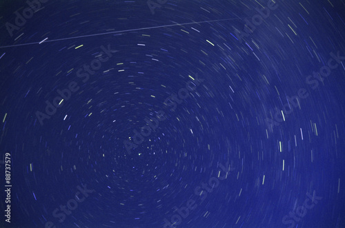 Принти на полотні Rotation of stars