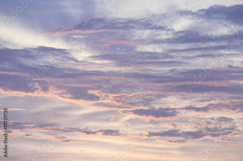 Sunset sky and cloud © geargodz