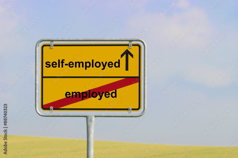 Sign employed self-employed