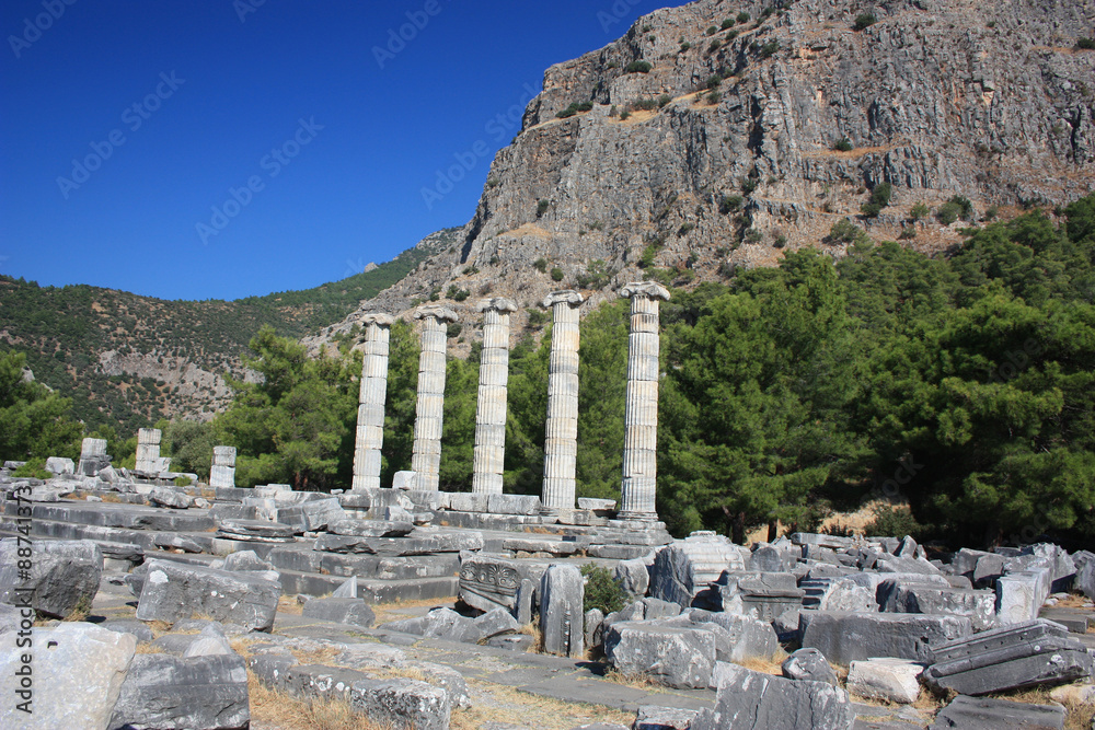 Obraz premium Die Ruine des Athena-Tempels- Priene