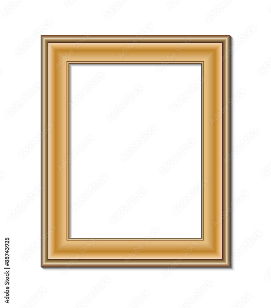 blank picture frame template isolated on wall vector eps 10 blank picture frame template isolated on wall vector eps 10