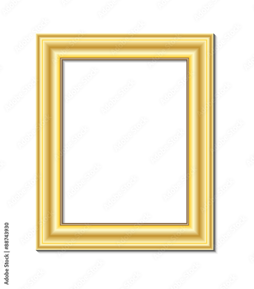 blank picture frame template isolated on wall vector eps 10 blank picture frame template isolated on wall vector eps 10