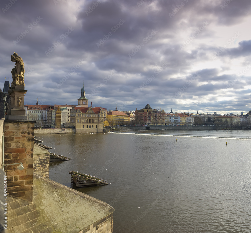 Obraz premium prague old city