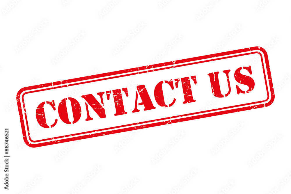 Contact us free grunge retro red isolated stamp Contact us free grunge retro red isolated stamp