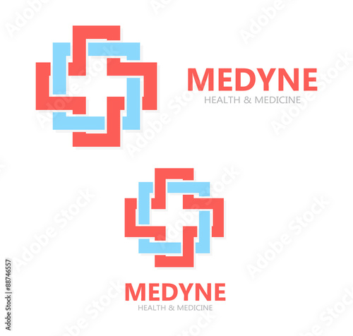 Vector medical logo or icon