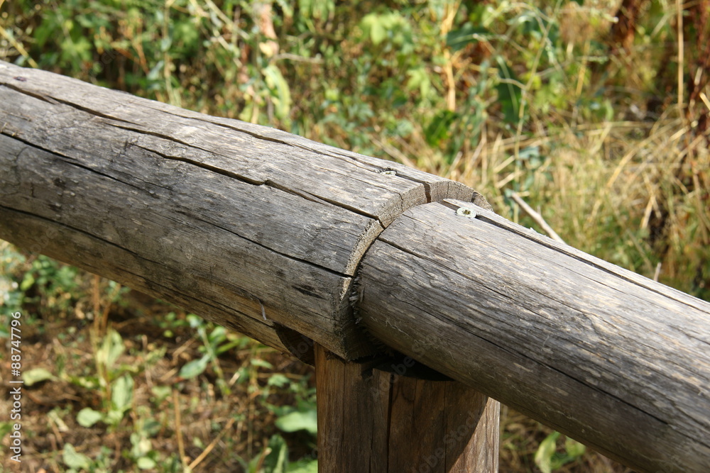 Wooden handrail Wooden handrail