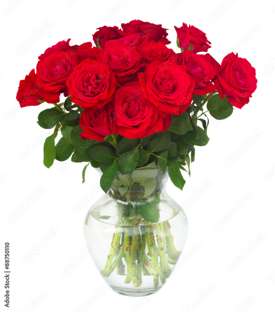 Naklejka premium bouquet of fresh roses